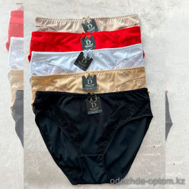 b13-9038 Трусики женские однотонные, XL-3XL, 1 пачка (18 шт)