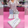 b6-7313-1 Комплект женской пижамы 3в1: рубашка, штаны и шорты, M-XL, 1 пачка (3 шт)