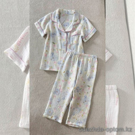 b15-303-13-1 Комплект детской пижамы: рубашка с коротким рукавом и штаны, 110-130, 1 пачка (3 шт)
