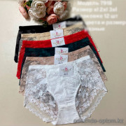 d7-7918-1 Lavolle Трусики женские высокие, большие размеры, XL-4XL, 1 пачка (12 шт)