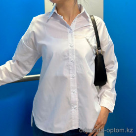 w41-0130 Рубашка женская с цепью, 42-48, х/б, 1 пачка (4 шт)