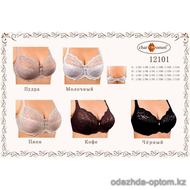 b8-12101 CharmWomen Бюстгальтер кружевной, 1 пачка (6 шт) b8-12101 CharmWomen Бюстгальтер кружевной, 1 пачка (6 шт)