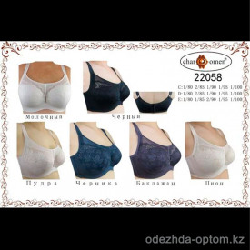 b8-22058 CharmWomen Бюстгальтер кружевной, чашка D, 1 пачка (6 шт)