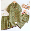 d7-0116 Комплект женской пижамы 3в1: рубашка, шорты и штаны, M-XL, 1 пачка (3 шт)
