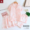 d7-0118 Комплект женской пижамы 3в1: рубашка, шорты и штаны, M-XL, 1 пачка (3 шт)