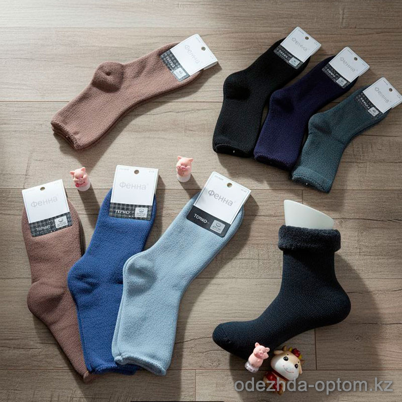 n5-530-20 Носки мужские на флисе, 41-47, 1 пачка (12 пар) n5-530-20 Носки мужские на флисе, 41-47, 1 пачка (12 пар)