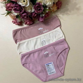 d7-5388-1 Baykar Трусики детские на девочку, размер 7 (13-14) лет, 1 пачка (12 шт)