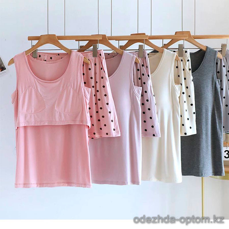 b15-71376 Комплект женский для сна: майка с поролоном и шорты, M-XL, 1 пачка (3 шт) b15-71376 Комплект женский для сна: майка с поролоном и шорты, M-XL, 1 пачка (3 шт)