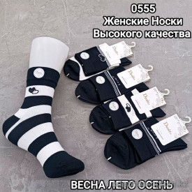 n5-0555 Носки женские весна-лето-осень, 37-41, 1 пачка (10 пар)