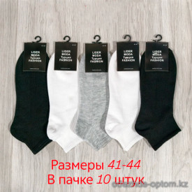 n3-0622 Lider Moda Носки мужские короткие, 41-44, 1 пачка (10 пар)