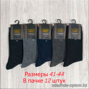 n3-0630 Lider Moda Носки мужские классические, 41-44, 1 пачка (12 пар)