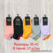 n3-0675 Носки женские короткие, 36-41, 1 пачка (10 пар)