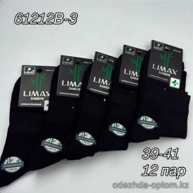 n4-61212B-3 Limax Носки мужские, 39-41, 1 пачка (12 пар)