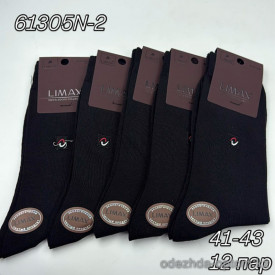 n4-61305N-2 Limax Носки мужские, 41-43, 1 пачка (12 пар)