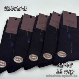n4-6185B-2 Limax Носки мужские, 41-43, 1 пачка (12 пар)