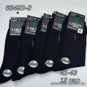 n4-6349B-2 Limax Носки мужские, 41-43, 1 пачка (12 пар)