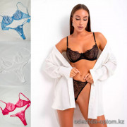 b13-306 Комплект женского нижнего белья: бюстгальтер и трусики, S-L, 1 пачка (3 шт)