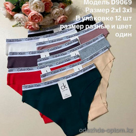 d7-D9069 Трусики женские, большие размеры, 2XL-3XL, 1 пачка (12 шт)