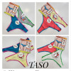 b4-6011 Taso Трусики женские стринги, M-XL, 1 пачка (20 шт)
