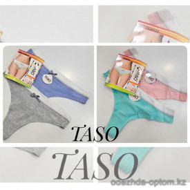 b4-6022 Taso Трусики женские стринги, M-XL, 1 пачка (20 шт)