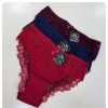 b4-9818 Coeur Joie Трусики женские кружевные, L-2XL, 1 пачка (6 шт)