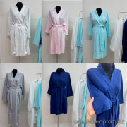 b15-649 Халат женский вафельный, 1 пачка (3 шт)