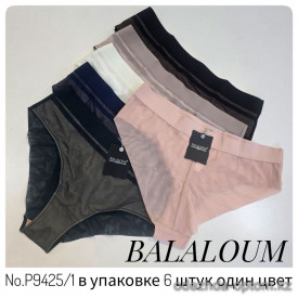 b4-P9425-1 Balaloum Трусики женские, M-2XL, 1 пачка (6 шт)