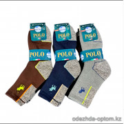 n3-0550 POLO Носки мужские махровые, 41-45, 1 пачка (5 пар)