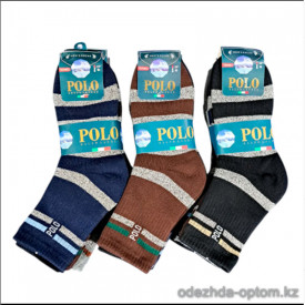 n3-0556 POLO Носки мужские махровые, 41-45, 1 пачка (5 пар)