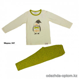d1-347 Комплект детской домашней одежды, 7-10 лет, трикотаж, 1 пачка (4 шт)