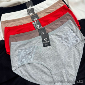 b16-2086-1 Anttifu Трусики женские однотонные, большие размеры, XL-3XL, 1 пачка (12 шт) b16-2086-1 Anttifu Трусики женские однотонные, большие размеры, XL-3XL, 1 пачка (12 шт)