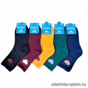 n3-0572 Korea Носки женские махровые, 36-41, 1 пачка (5 пар)