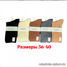 n3-0616 Tervishi Носки женские кашемир со свободной резинкой, 36-40, 1 пачка (10 пар)