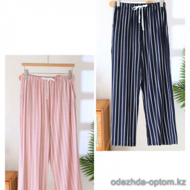 b4-6191 Штаны женские домашние в полоску, 1 шт b4-6191 Штаны женские домашние в полоску, 1 шт