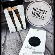 b5-9227 Чулки женские с ажурной резинкой, 1 пара