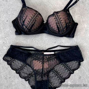 b15-065 Комплект нижнего белья: бюстгальтер и трусики, чашка B, 1 пачка (3 шт)