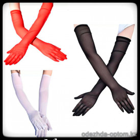 b5-1167-2 Перчатки женские длинные, 1 шт