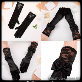 b5-1265 Перчатки женские средней длины, 1 шт