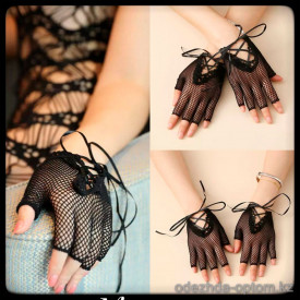 b5-1509 Перчатки женские в сеточку, 1 шт