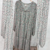 w25-528 Платье женское с орнаментом длинное, стандарт, 1 шт
