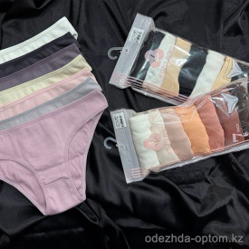 b16-0145 Koza Underwear Комплект женских трусиков неделька, S-XL, 1 пачка (14 шт)