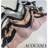 b4-A6483-2 Acousma Бюстгальтер гладкий с сеткой, чашка E, 1 пачка (6 шт)
