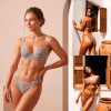 b13-165 Комплект нижнего белья: бюстгальтер и трусики, M-XL,  1 пачка (3 шт)