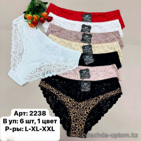 b6-2238-2 Coeur Joie Трусики женские слипы, L-2XL, 1 пачка (6 шт)