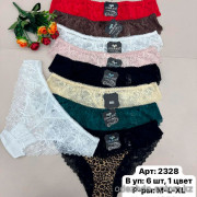 b6-2328 Coeur Joie Трусики женские кружевные, M-XL, 1 пачка (6 шт)