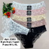 b6-2363 Coeur Joie Трусики женские плавки гипюровые, M-XL, 1 пачка (6 шт)
