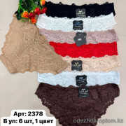 b6-2378 Coeur Joie Трусики женские кружевные, M-XL, 1 пачка (6 шт)