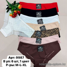 b6-9987 Coeur Joie Трусики женские плавки, M-XL, 1 пачка (6 шт)