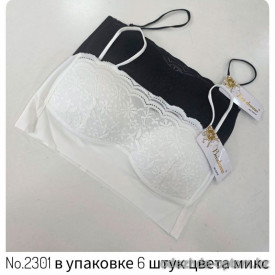 b4-2301-1 Beisdanna Топ женский без косточек на тонком поролоне, стандарт, 1 пачка (6 шт)