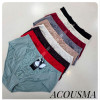 b4-P6482-1 Acousma Трусики женские лайкровые, L-3XL, 1 пачка (6 шт)
